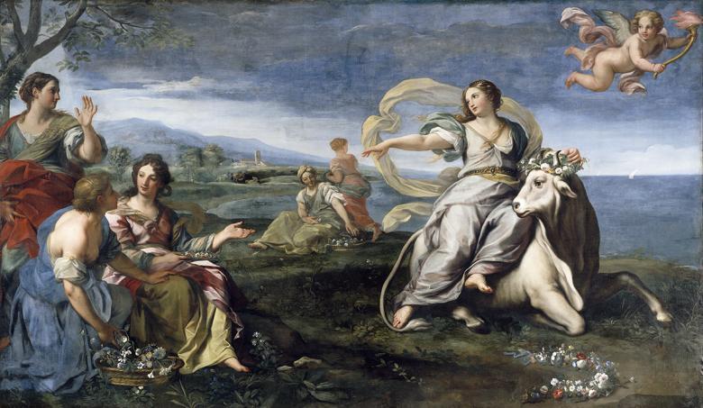 Carlo Maratti (1625-1713), 'The Rape of Europa', c.1680-1685.  Photograph © National Gallery of Ireland