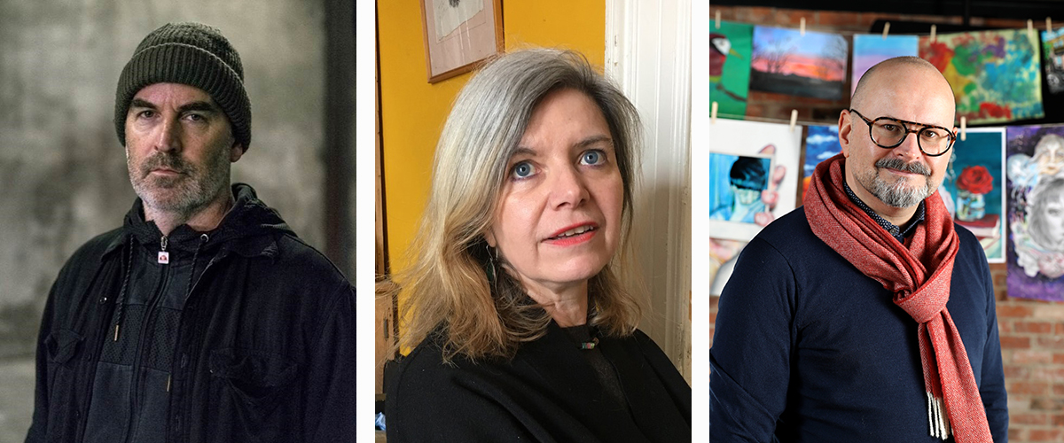 Headshots of Eamonn Doyle, Róisín Kennedy and Sean Kissane.