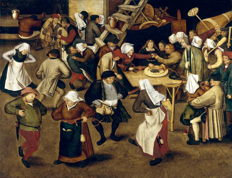 Pieter Brueghel the Younger (1564 - 1638), 'Peasant Wedding', 1620. © National Gallery of Ireland.