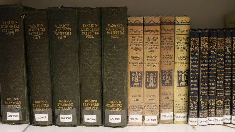 Vasari's lives, Art library, National Gallery of Ireland