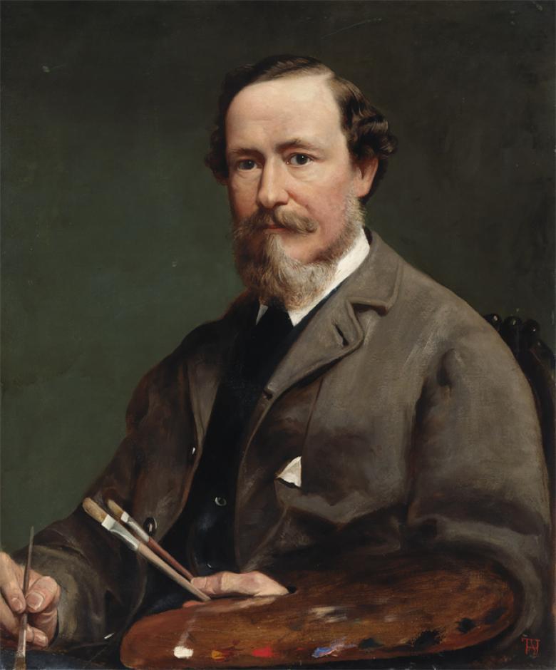 Oil painting portrait of Bartholomew Colles Watkins