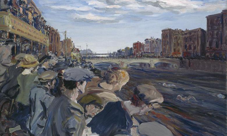 The Liffey Swim by Jack B. Yeats