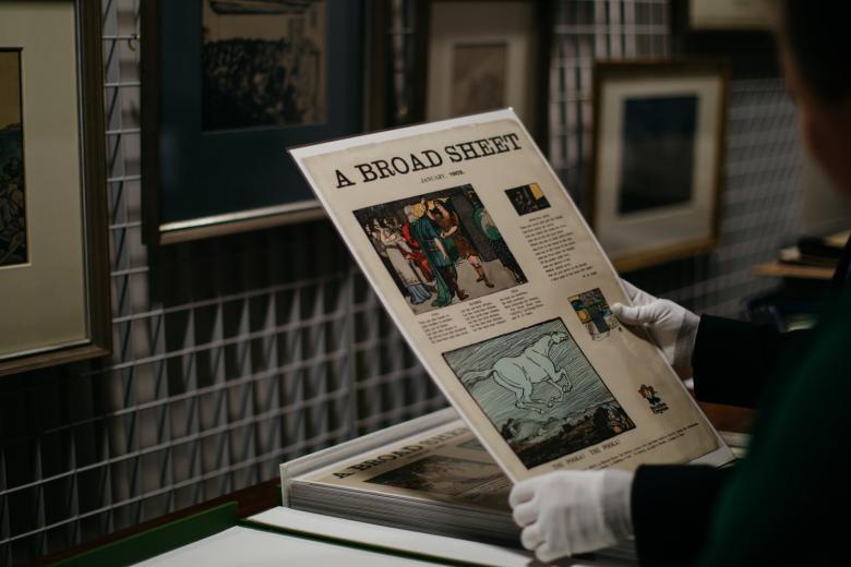 A broadsheet from the archives of the Centre for the Study of Irish Art. © National Gallery of Ireland