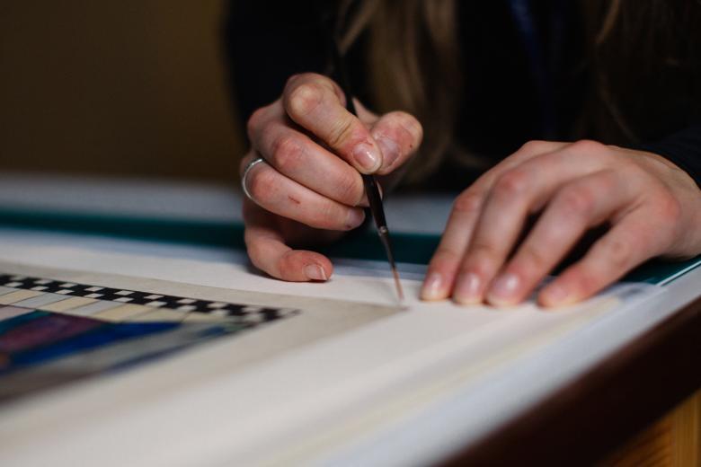 Conservation at the National Gallery of Ireland. © National Gallery of Ireland.