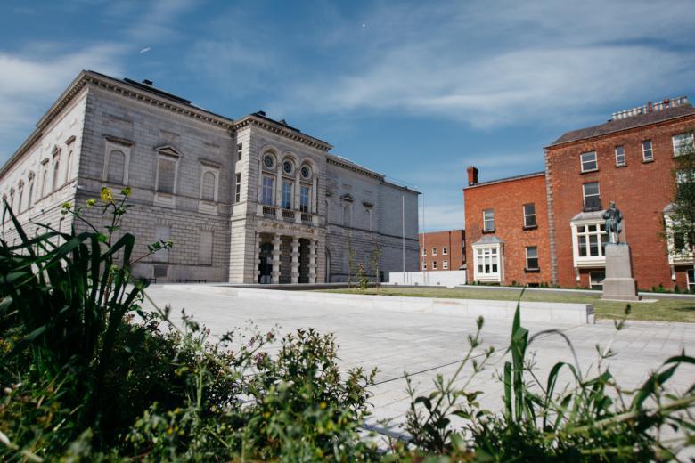 View of the exterior of the Merrion Square entrance to the National Gallery of Ireland