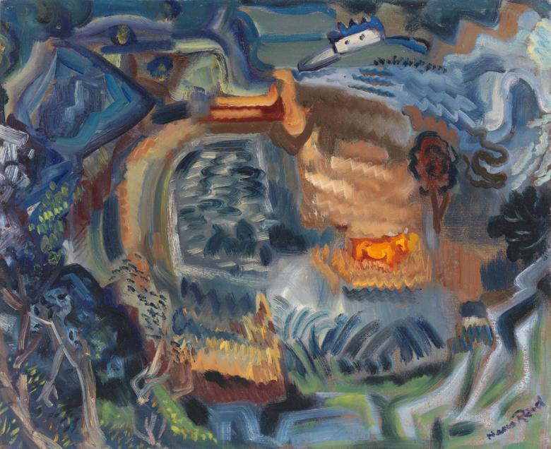 Nano Reid (1900-1981), 'Canal and River in Autumn', 1950. © National Gallery of Ireland. 