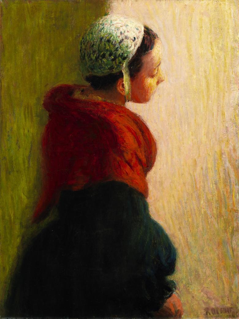 Roderic O'Conor (1860-1940), 'La Jeune Bretonne', c.1895. © National Gallery of Ireland.