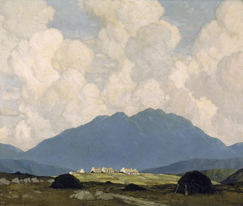 Paul Henry (1876-1958), 'A Connemara Village', 1930-1933. © National Gallery of Ireland.