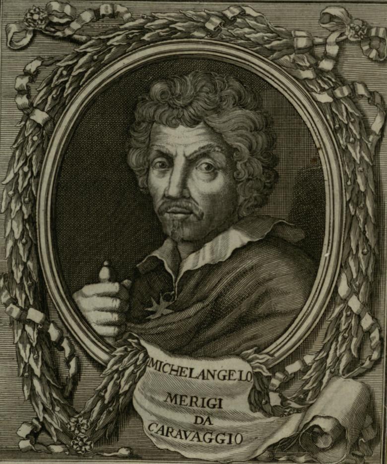 Caravaggio from Bellori's Vite, 1728.