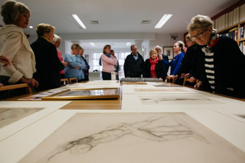 A tour for the Friends of the National Gallery of Ireland. © National Gallery of Ireland. 
