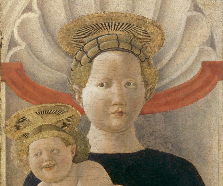 Detail from Paolo Uccello (c.1397-1475), Virgin and Child, 1435-1440. © National Gallery of Ireland