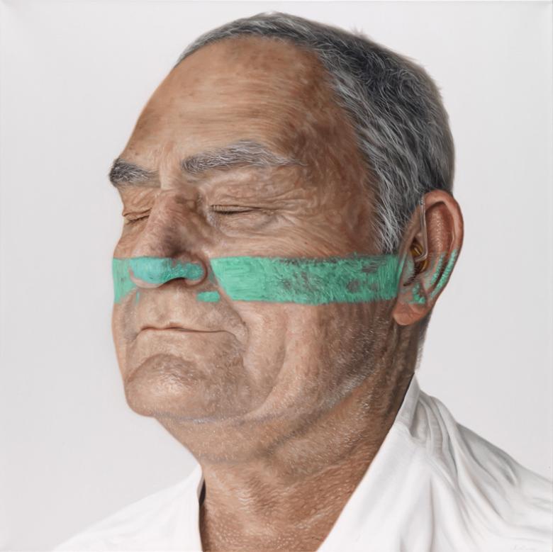 Kyle Barnes (b.1986), 'Listening', 2017. © the artist. Photo © National Gallery of Ireland.