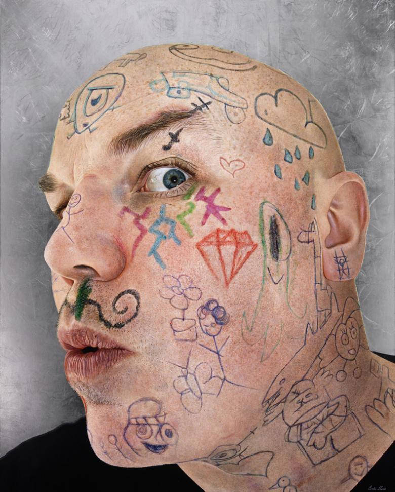 Gordon Harris (b.1977), 'Kids' Canvas', 2017. © the artist. Photo © National Gallery of Ireland.