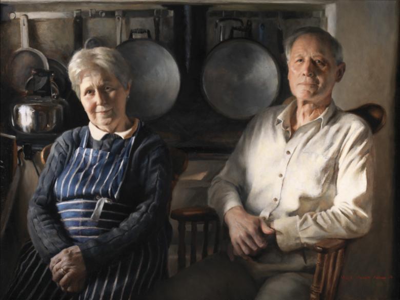 Nicholas Benedict Robinson (b.1974), 'Drishcoora - Maeve & Keith Robinson', 2017. © the artist. Photo © National Gallery of Ireland.