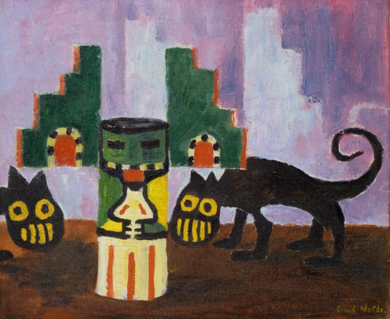 Emil Nolde (1867-1956), 'Exotic Figures II', 1911 © Nolde Stiftung Seebüll.