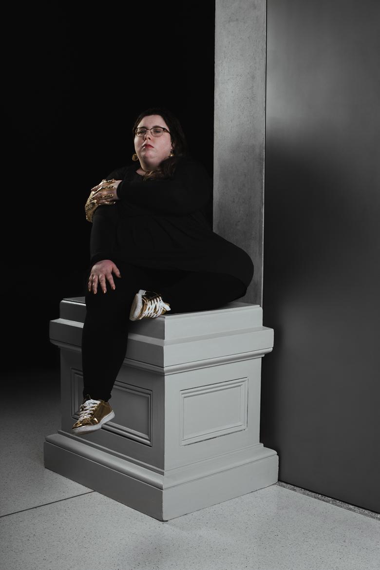 Alison Spittle - comedian. Photographed by Gavin Leane.