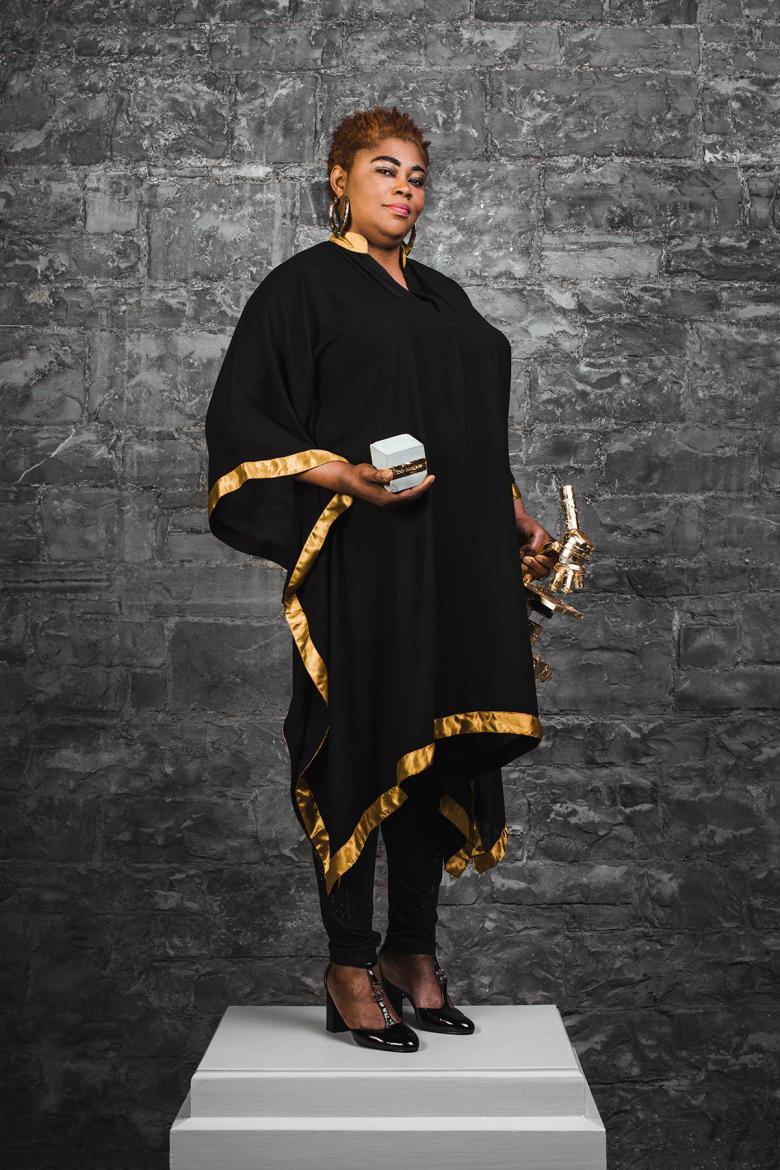 Chidi Muojeke - mother and asylum seeker. Photographed by Gavin Leane.
