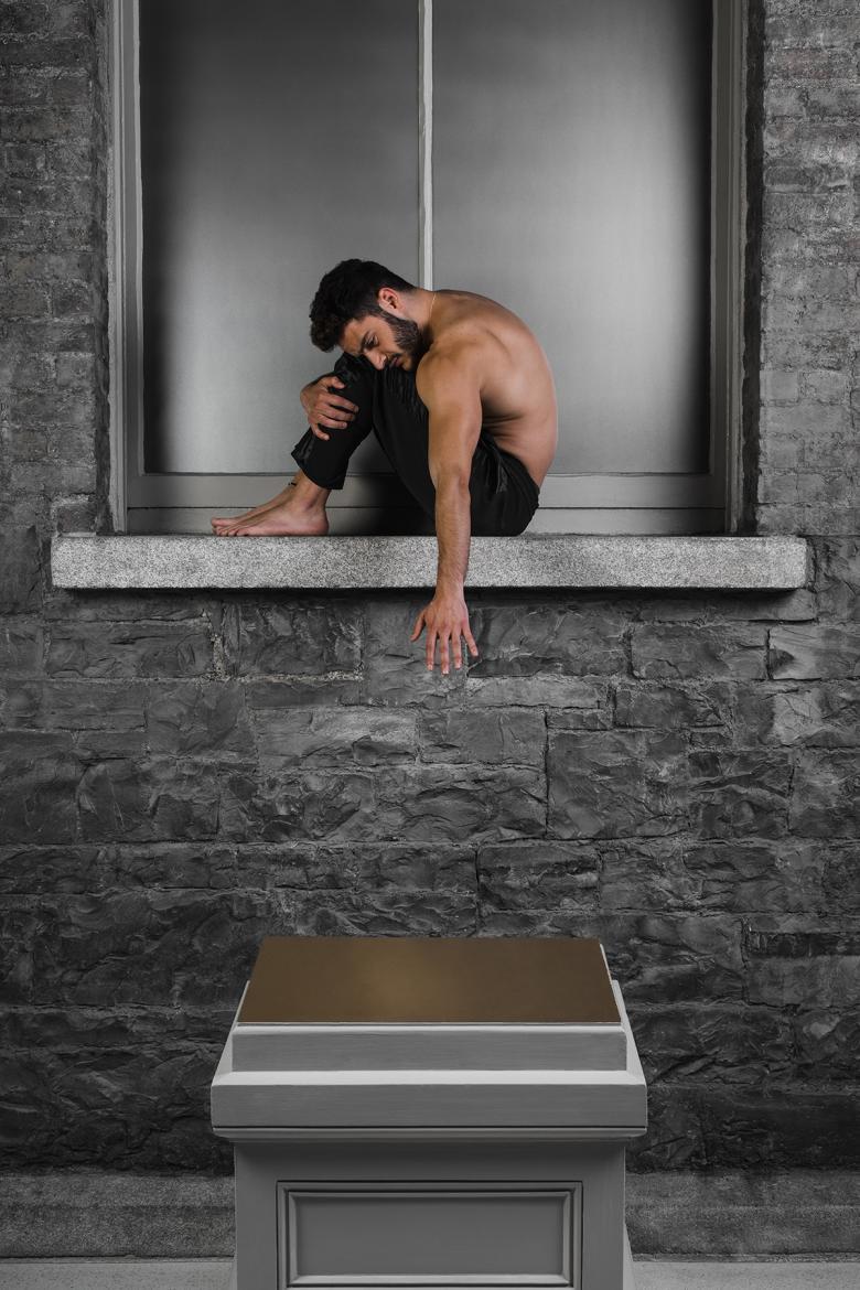 Jad Kesrin - student and Syrian refugee. Photographed by Gavin Leane.