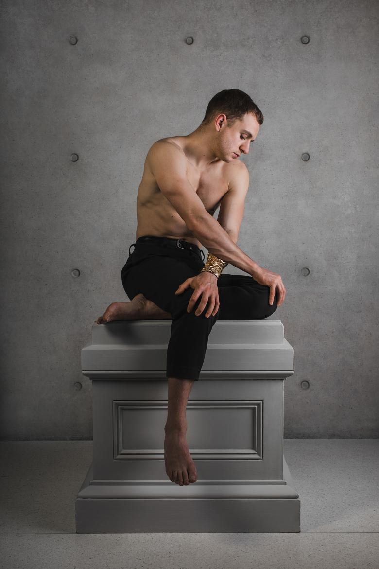 Stephen Moloney - writer and activist. Photographed by Gavin Leane.