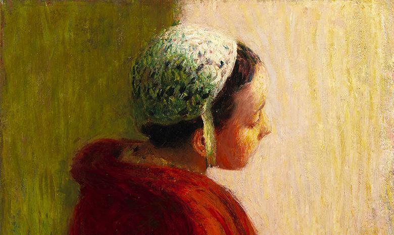 Detail from Roderic O'Conor, 'La Jeune Bretonne', c.1895