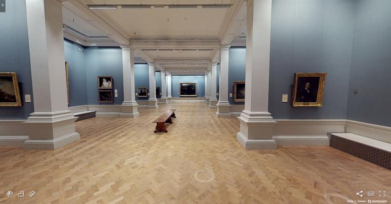Screenshot from virtual tour of the Gallery