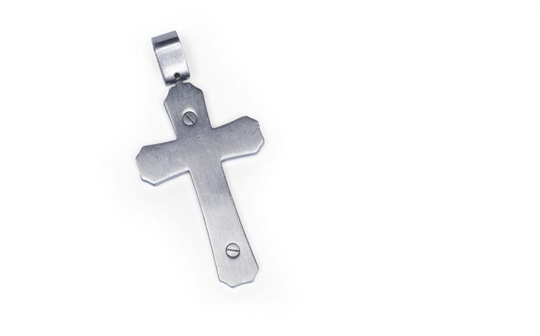 A silver cross