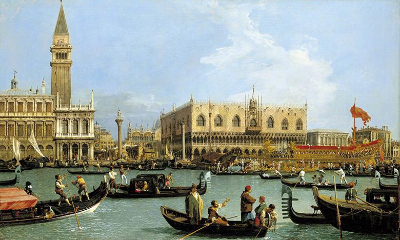 Canaletto (1697-1768), 'The Bacino of San Marco on Ascension Day', c.1733. Royal Collection Trust/© Her Majesty Queen Elizabeth II 2018