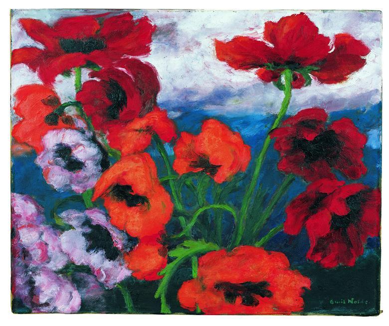 Large Poppies (Red, Red, Red)