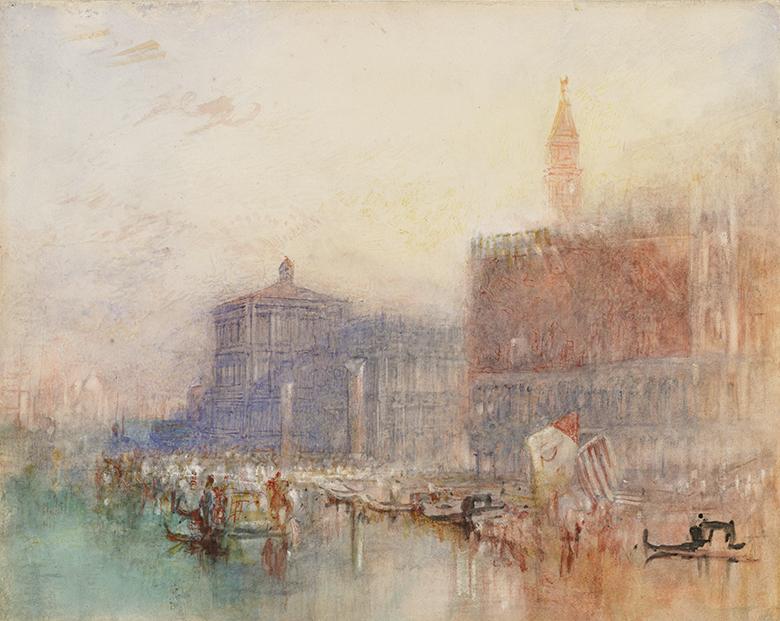 J.M.W. Turner (1775-1851), The Doge's Palace and Piazzetta, Venice, c.1840