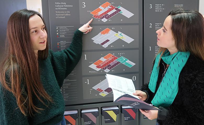 Members of KickstART, the young volunteers programme at the National Gallery of Ireland.