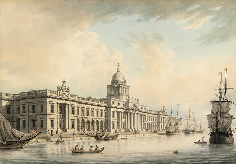 James Malton, The Custom House, Dublin, 1793.