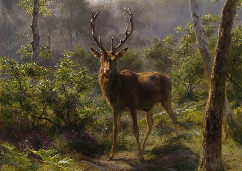 Detail from Rosa Bonheur, A Stag, 1893.