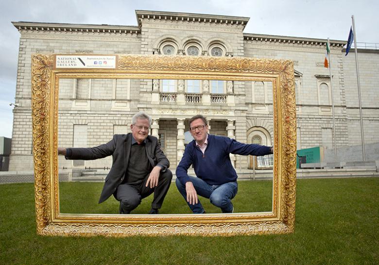 Patrick Manley, CEO of Zurich Insurance plc, and Sean Rainbird, Director, National Gallery of Ireland, pictured launching the Zurich Portrait Prize at the National Gallery of Ireland