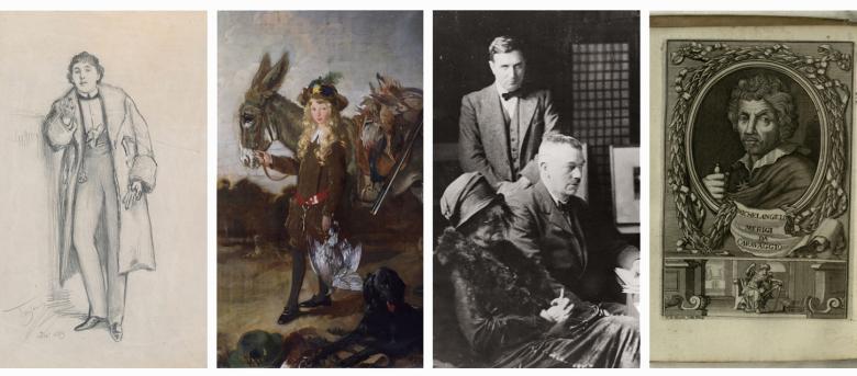 A collage of four images from the collection