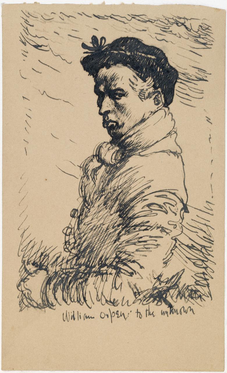 Drawing of a man