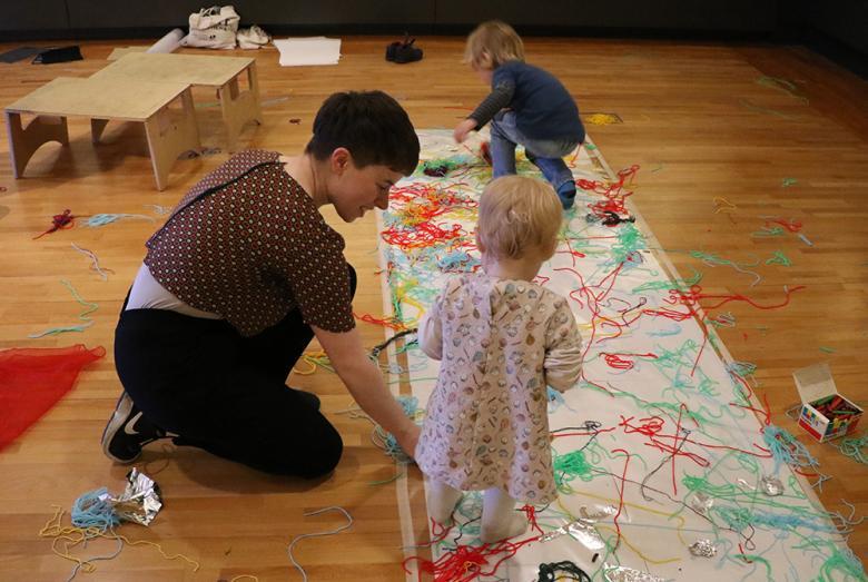 Photo of a sensory-friendly workshop