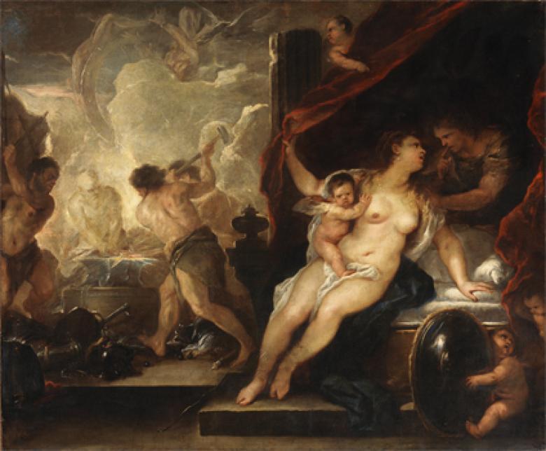 Luca Giordano, 'Venus, Mars and the Forge of Vulcan' © National Gallery of Ireland