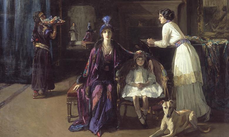 Family portrait of Lavery family