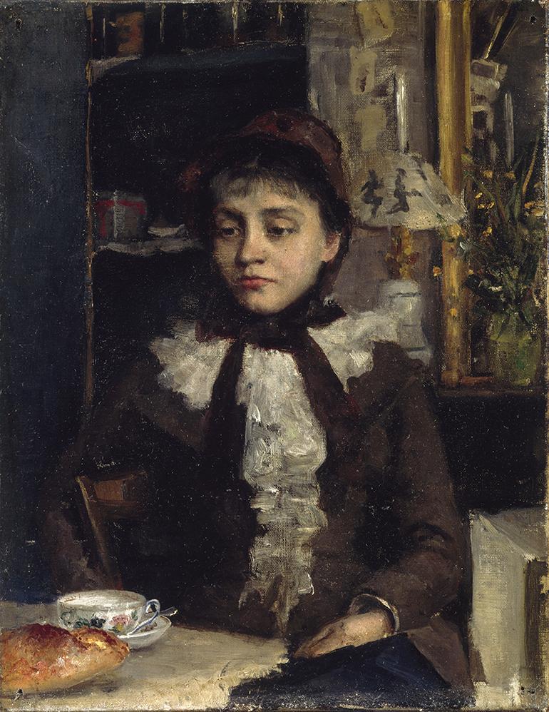 Sarah Henrietta Purser (1848-1943), 'Le Petit Déjeuner'. © National Gallery of Ireland.