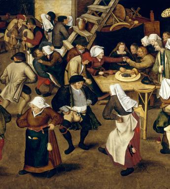 Pieter Brueghel the Younger (1564 - 1638), 'Peasant Wedding', 1620. © National Gallery of Ireland.