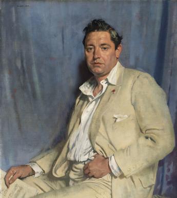 William Orpen (1878-1931), 'Portrait of John Count McCormack (1884-1945), Tenor', 1923. © National Gallery of Ireland.