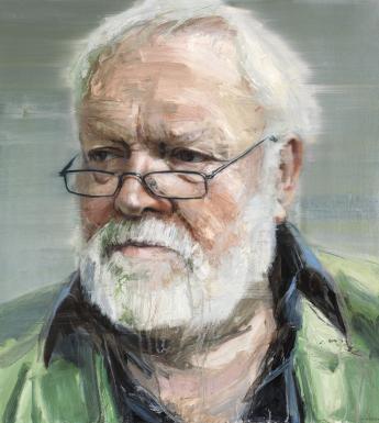 Colin Davidson (b.1968), 'Portrait of Michael Longley (b.1939), Poet, Editor and Anthologist', 2011-2012. © National Gallery of Ireland.