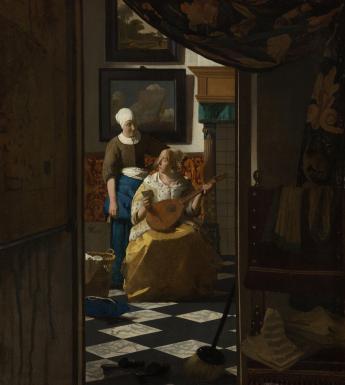 Johannes Vermeer (1632-1675), 'The Love Letter', c.1669–70. Rijksmuseum, Amsterdam.