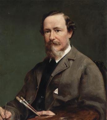 Oil painting portrait of Bartholomew Colles Watkins