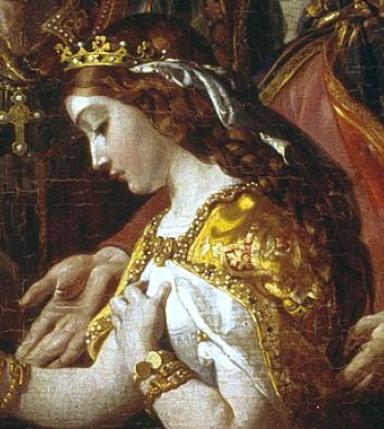 Daniel Maclise (1806-1870), detail from 'The Marriage of Strongbow and Aoife', c.1854. © National Gallery of Ireland.