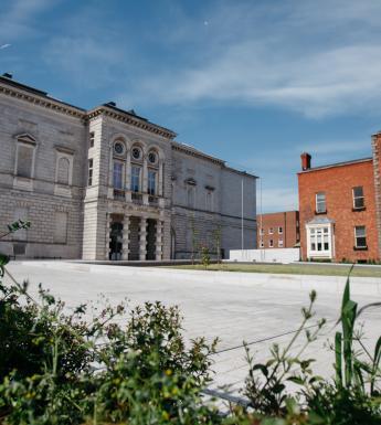 View of the exterior of the Merrion Square entrance to the National Gallery of Ireland
