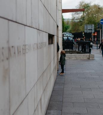The Clare Street entrance. © National Gallery of Ireland. 