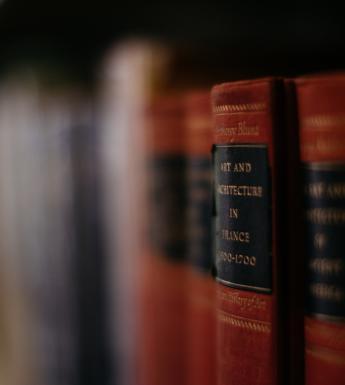 Books in the art library. © National Gallery of Ireland. 