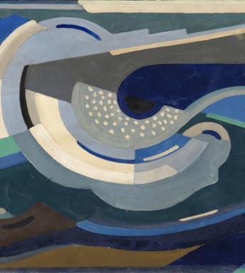Mainie Jellett (1897-1944), 'A composition - sea rhythm'. © National Gallery of Ireland