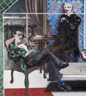 Michael Farrell (1940-2000), 'La Fête', 1984. Purchased with the support of the Friends of the National Gallery of Ireland (Patrons of Irish Art Funds), 2016. © Estate of Michael Farrell. National Gallery of Ireland Collection. Photo © National Gallery of Ireland.